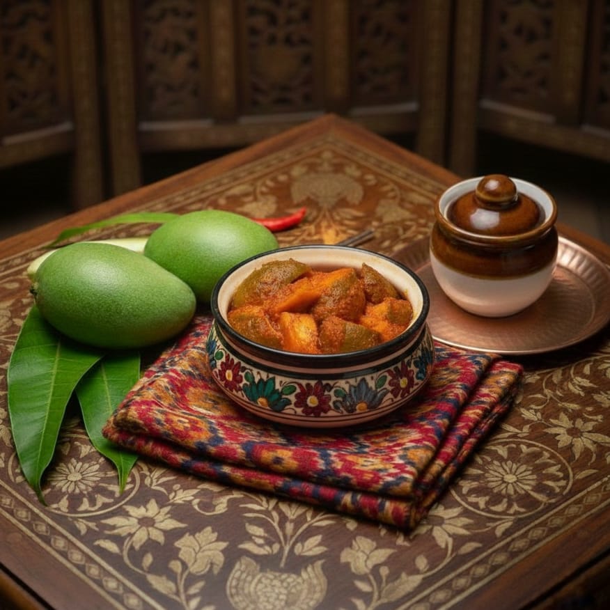 Mango pickle (మామిడి ఊరగాయ)